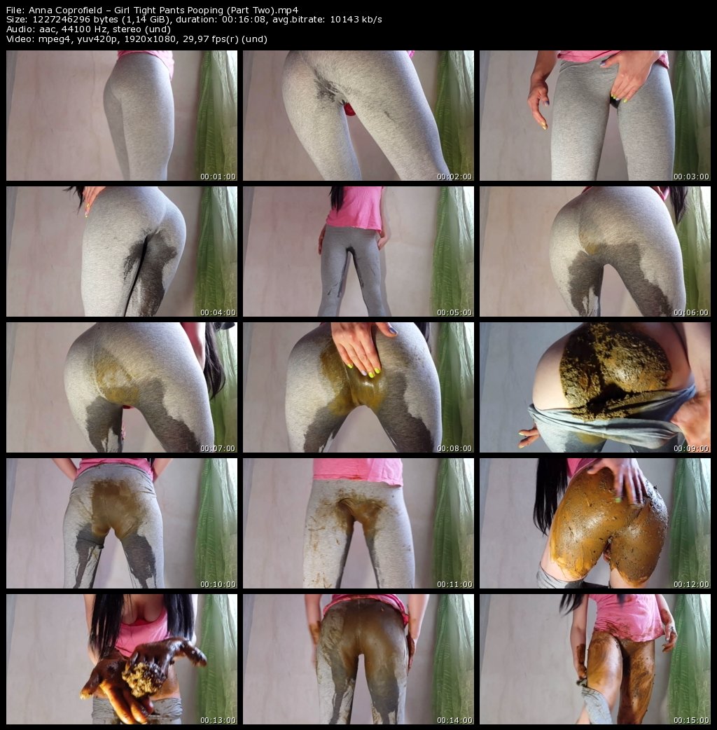 Anna Coprofield – Girl Tight Pants Pooping (Part Two)