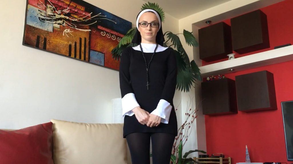 Dirty Nun Wants Black Cock - 1