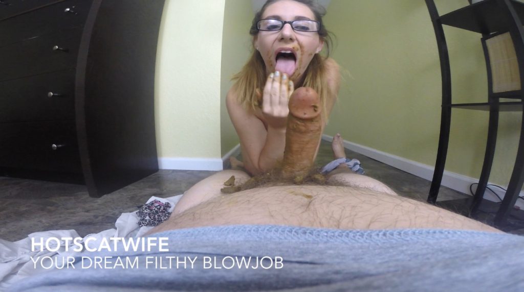 HOTSCATWIFE - Your dream filthy Blowjob 3