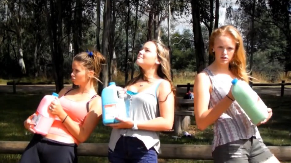 3 litre milk challenge by da teen girls - Picture 1