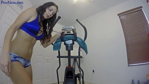Poo Alexa - Panty Poop Accident While Exercising [850.55 Mb - FHD-1080p]