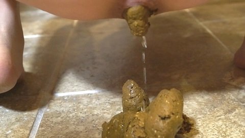 Huge shit and piss on the bathroom floor (2020) $28.99 (Premium user request) by Mistress Sophia
