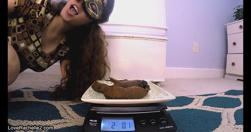Whore Weighs & Licks Tasty Shit (LoveRachelle2.com in 4KUHD) $29,99 (Premium user request) by LoveRachelle