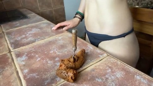 My Shit for Breakfast after I cum (2020) $13,99 (Premium user request) by Vegan Linda