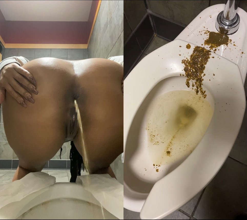 Public diarrhea mess starring in video Brownsensations ($9.99 ScatShop) – Desperation