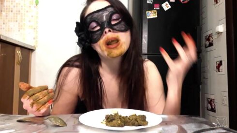 Xtreme Scat Breakfast Real Swallow By Top Babe Lina (SG-Video) - ScatLina 00002