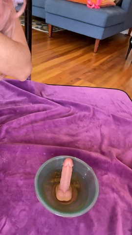 Pee and poop on dildo suck! (17.10.2021) via Premium Scat Porn Request from donater with VibeWithMolly