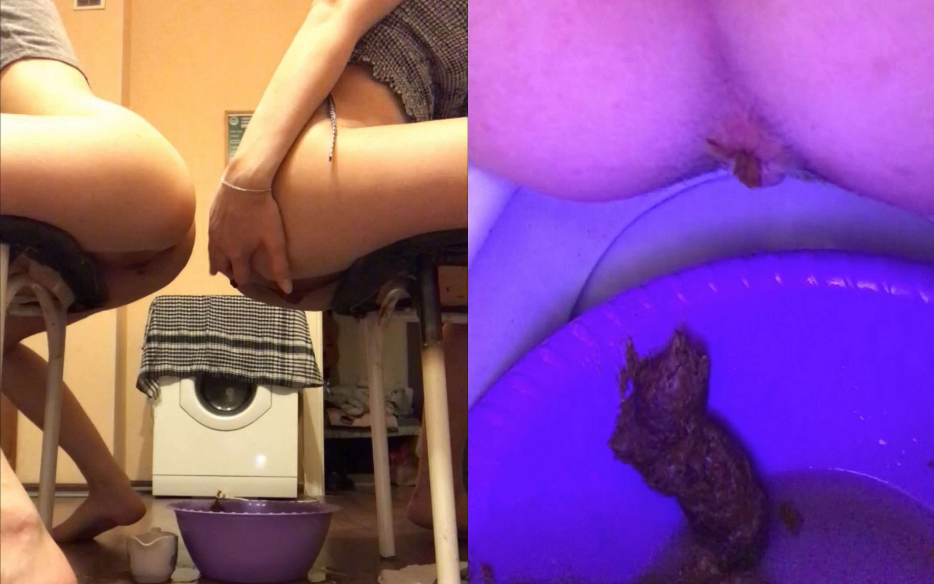 Kira and Lera’s morning toilet starring in video MilanaSmelly ($19.99 ScatShop)