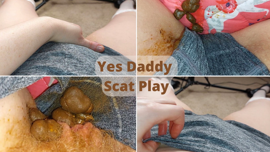 PooGirlSofia – Yes Daddy scat Play from filthy girl ($9.99 ScatShop)