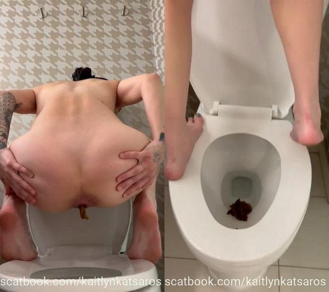 after-shoot-poop starring in video KaitlynKatsaros (Scatbook)