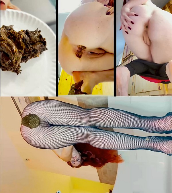 Pooping Compilation starring in video freckledRED ($18.99 Scatbook)