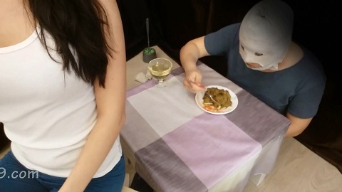 MilanaSmelly – 2 mistresses cooked a delicious shit breakfast for a slave