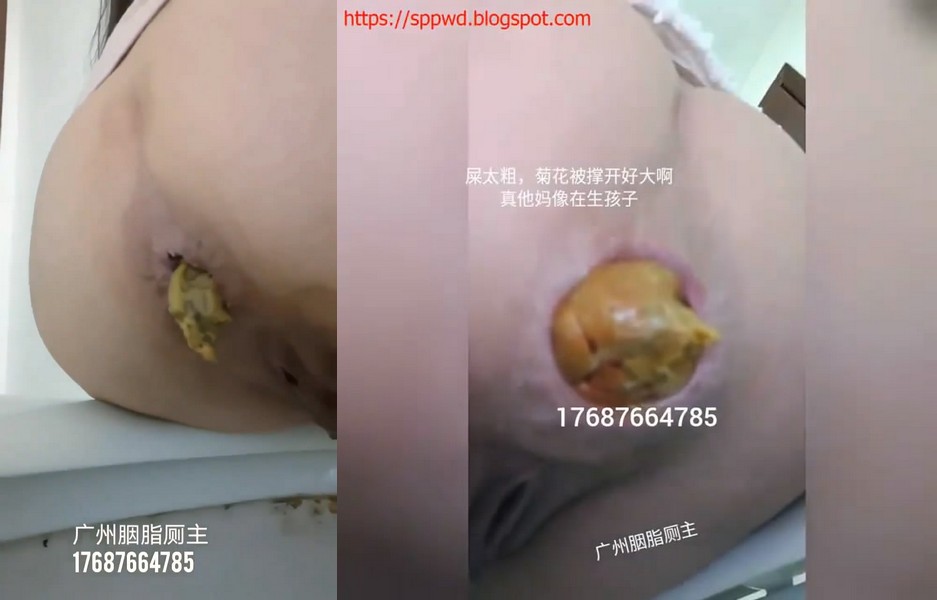 Unbelieveable chinese girl poop (9 Clips)