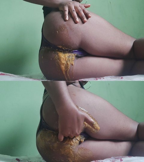 PrettyEbonies – Diarrhea,farts and fucking my ass with my fingers