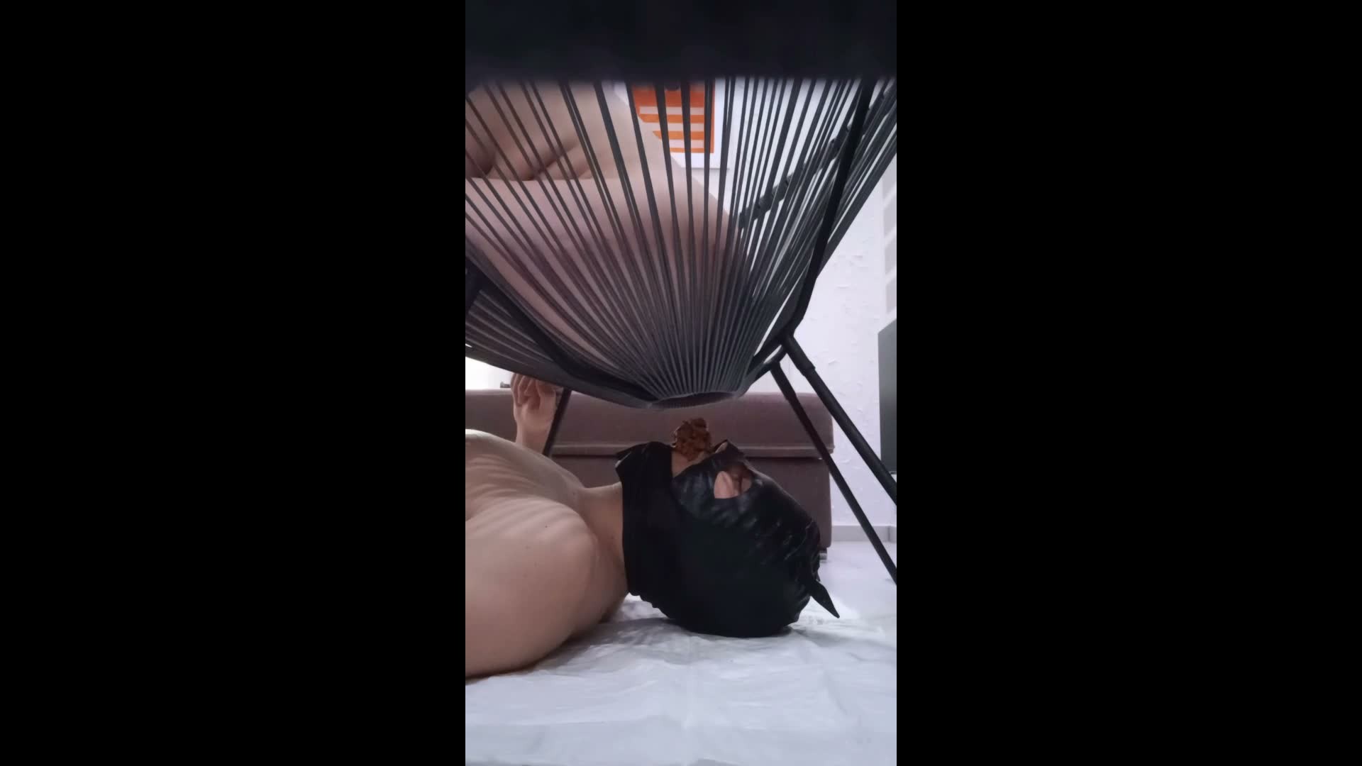 DommeAndreea – Foot feeding while my toilet eat fresh poo